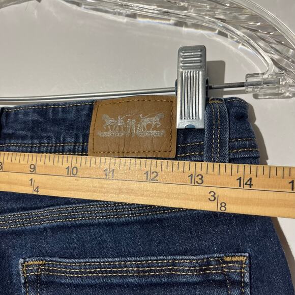 Levi’s 529 Curvy Skinny Leg Dark Blue 5 Pocket Denim Casual Jeans Women’s Size 4 - Picture 5 of 7